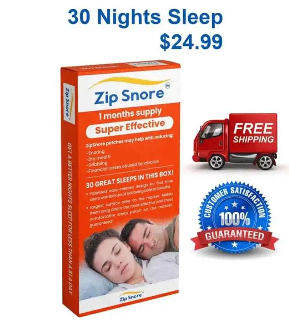 A single packet of ZipSnore product