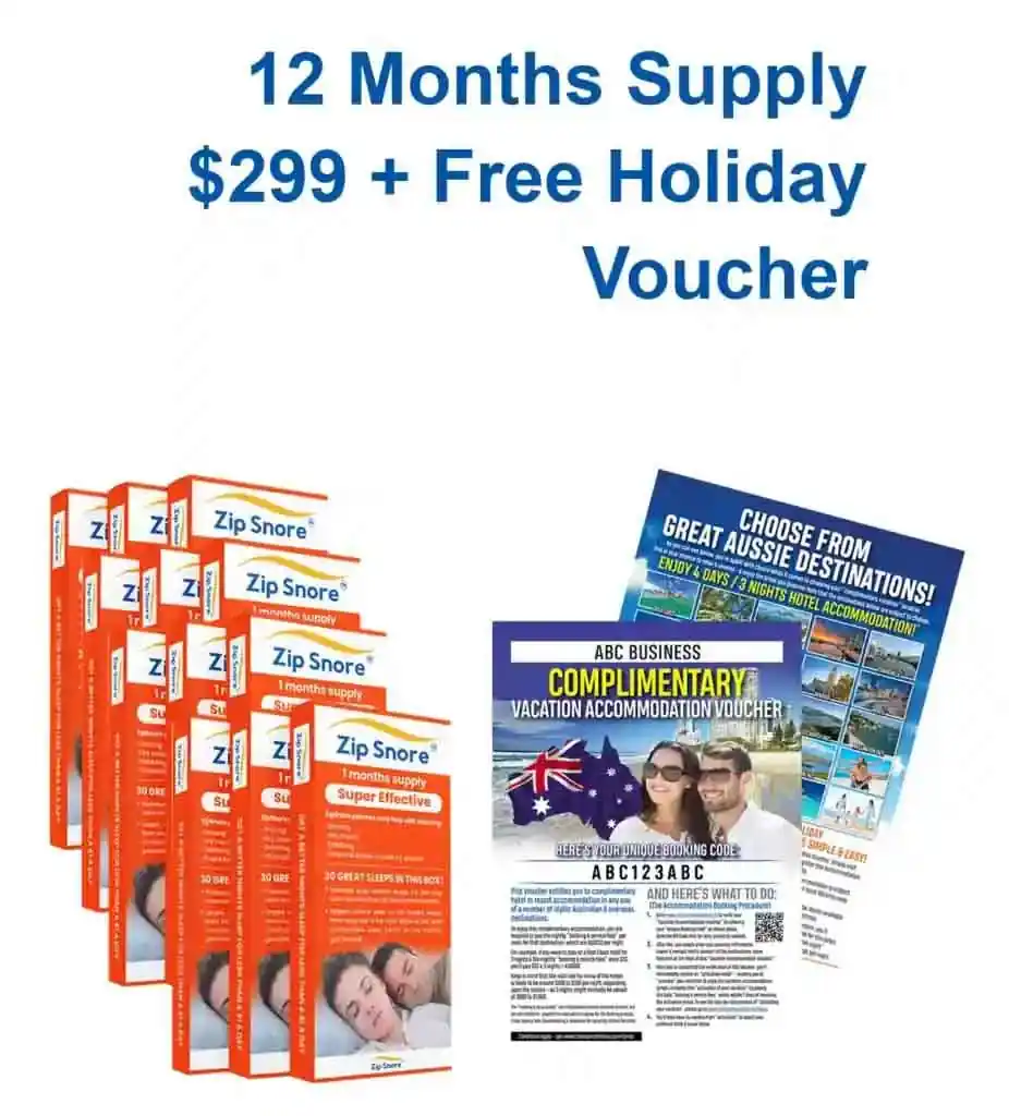 12 Months Supply $299 + Free Holiday Voucher